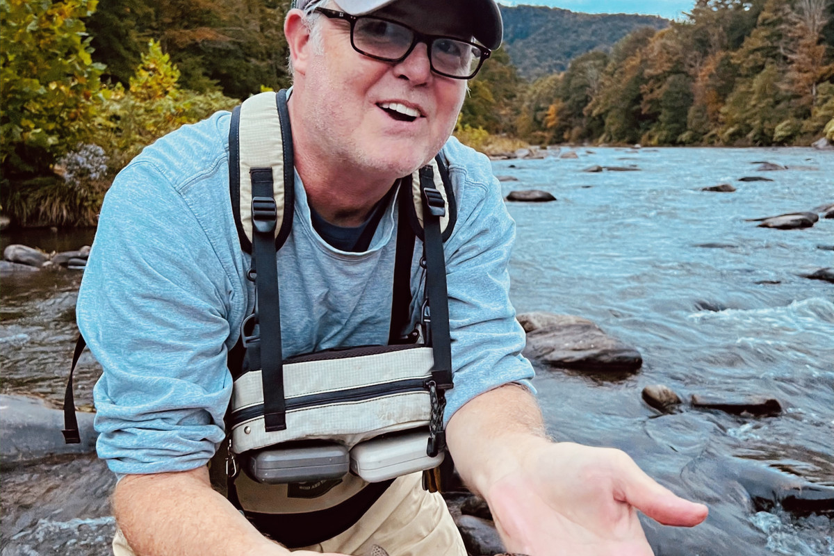Rainbow trout caught in Catskill waters